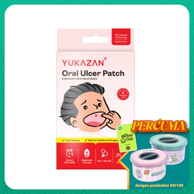 YUKA ZAN Yukazan Oral Ulcer Patch 6's