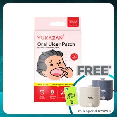 YUKA ZAN Yukazan Oral Ulcer Patch 6's