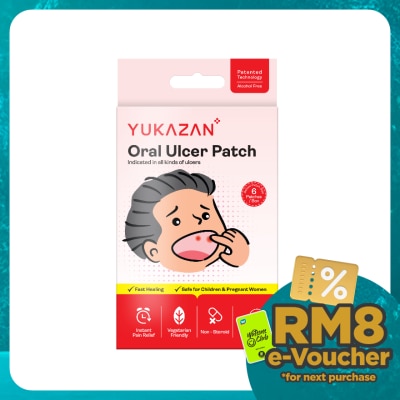 YUKA ZAN Yukazan Oral Ulcer Patch 6's