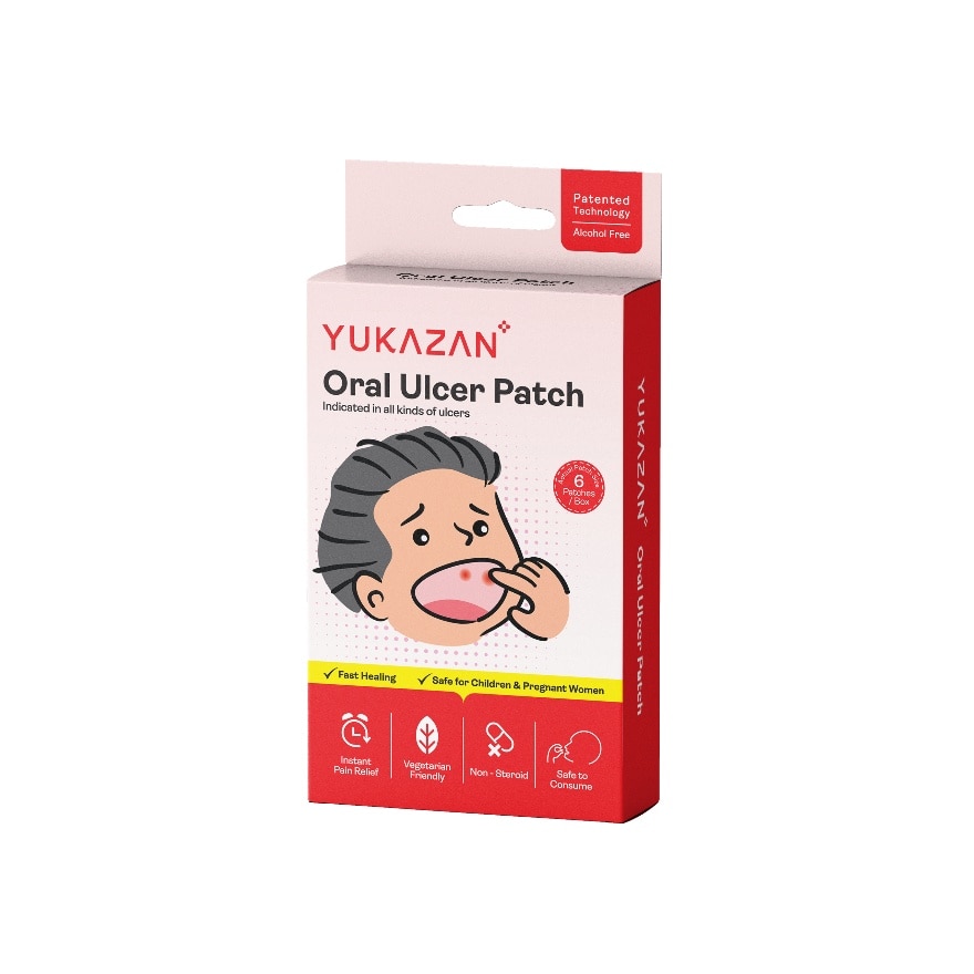 Yukazan Oral Ulcer Patch 6's