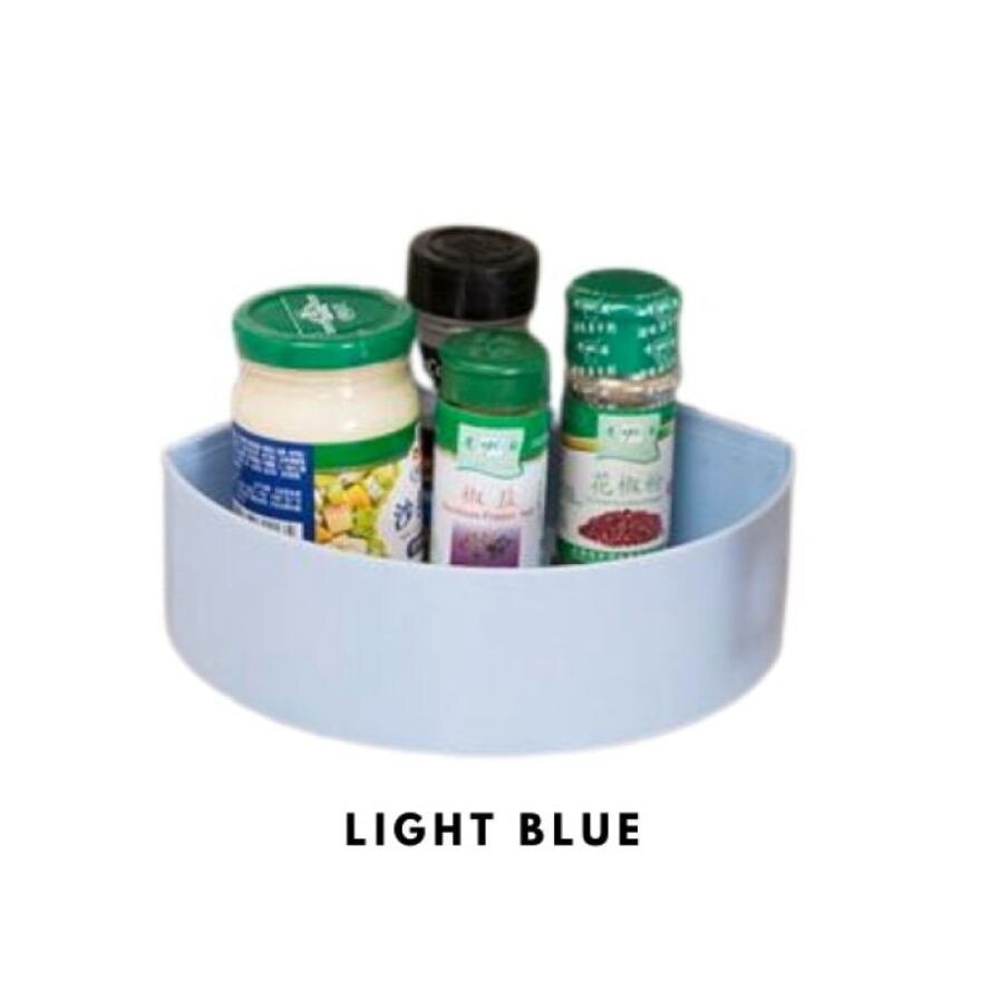 Adhesive Bathroom Rack Triangle Blue