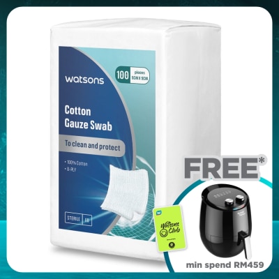 WATSONS 100% Cotton Gauze Swab (5cm x 5cm) 100s