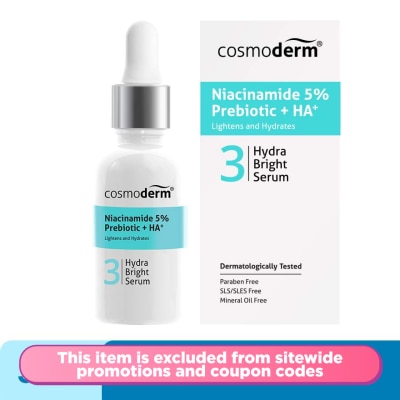 COSMODERM Niacinamide Hydra Bright Serum 30ml