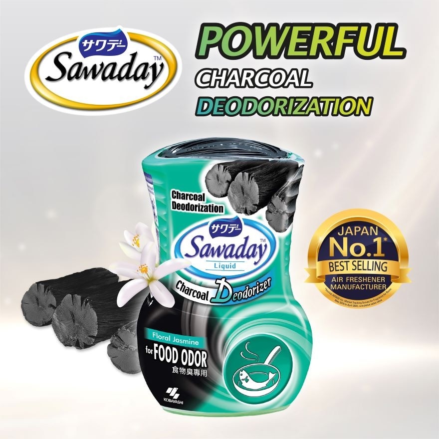 Liquid Charcoal Deodorizer - Floral Jasmine for Food Odor