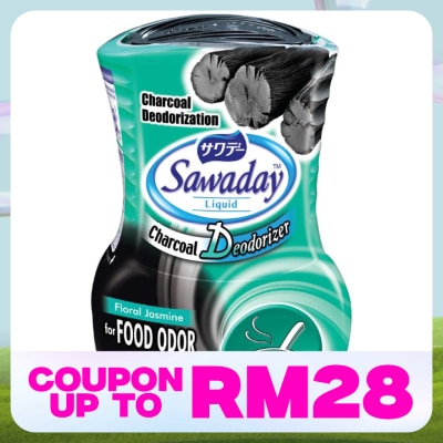 SAWADAY Liquid Charcoal Deodorizer - Floral Jasmine for Food Odor