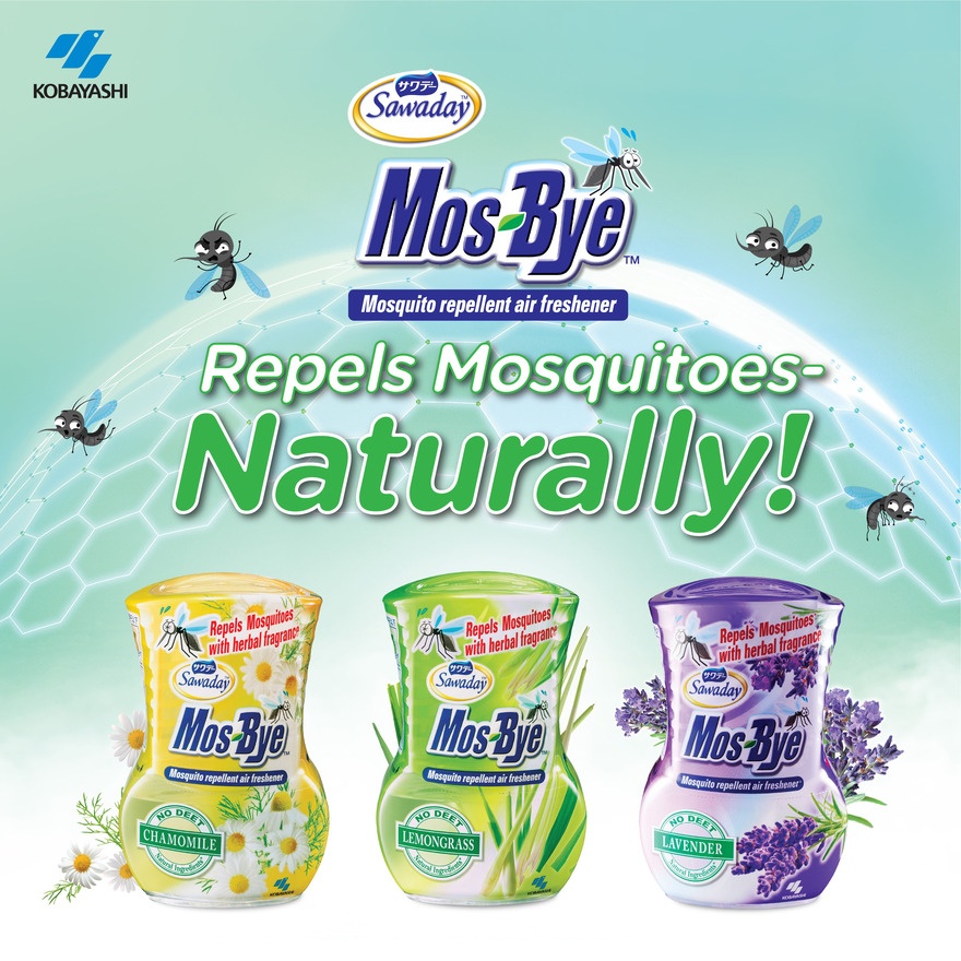 Mos Bye Mosquito Repellent Air Freshener - Lemongrass 275ml image