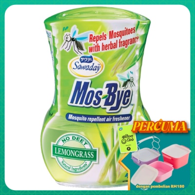 SAWADAY - Mos Bye Mosquito Repellent Air Freshener - Lemongrass 275ml