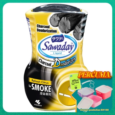 SAWADAY - Liquid Charcoal Deodorizer - Refresh Citrus for Smoke