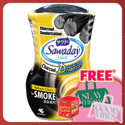 SAWADAY Liquid Charcoal Deodorizer - Refresh Citrus for Smoke