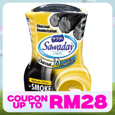 SAWADAY Liquid Charcoal Deodorizer - Refresh Citrus for Smoke