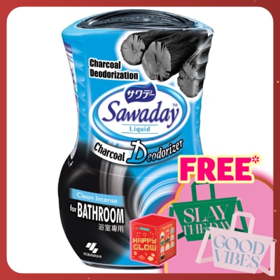 SAWADAY Liquid Charcoal Deodorizer - Clean Incense for Bathroom