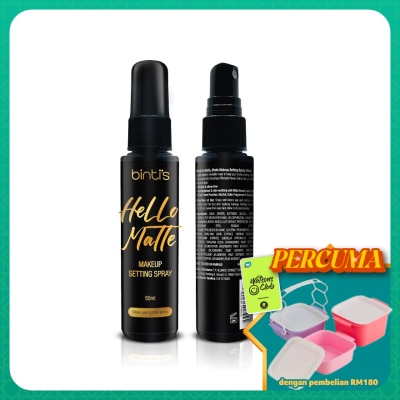 BINTI'S - Hello Matte Makeup Setting Spray