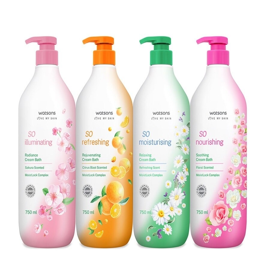 Citrus Blast Scented So Refreshing Rejuvenating Cream Bath 750ml