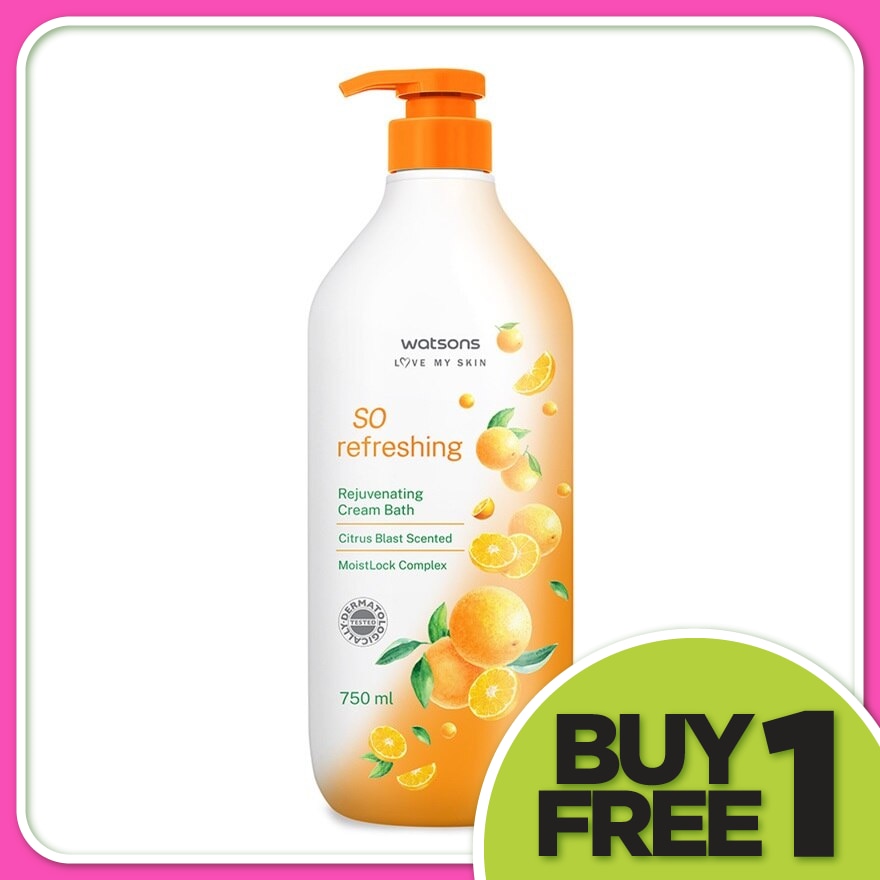 Citrus Blast Scented So Refreshing Rejuvenating Cream Bath 750ml