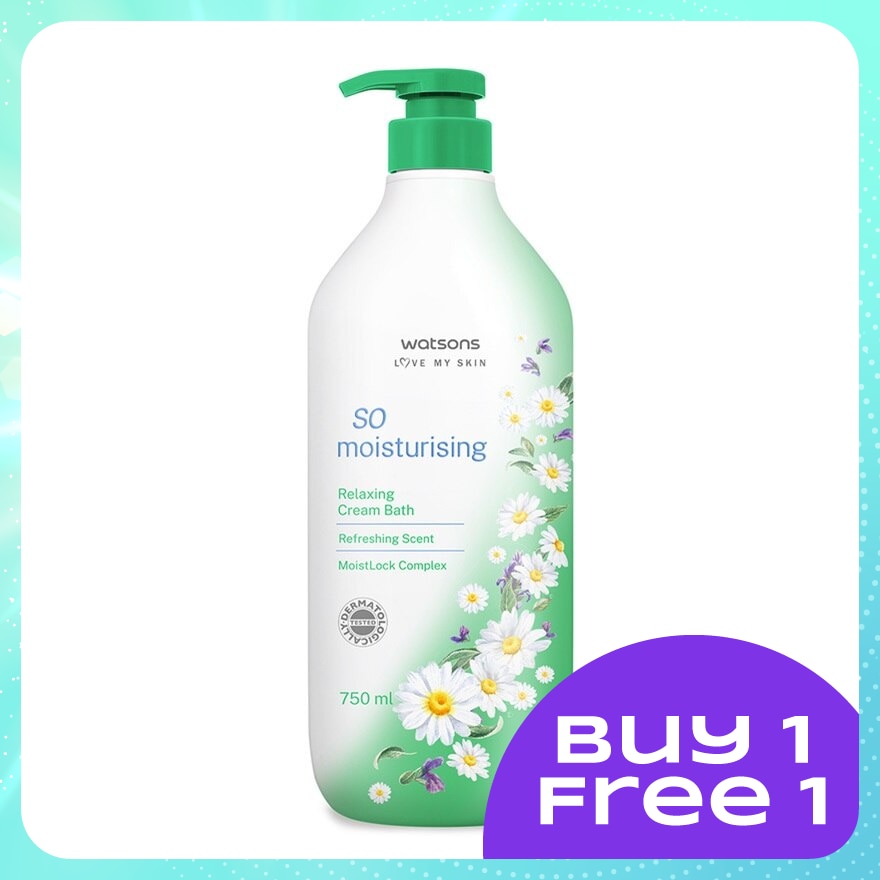 Refreshing Scented So Moisturising Relaxing Cream Bath 750ml