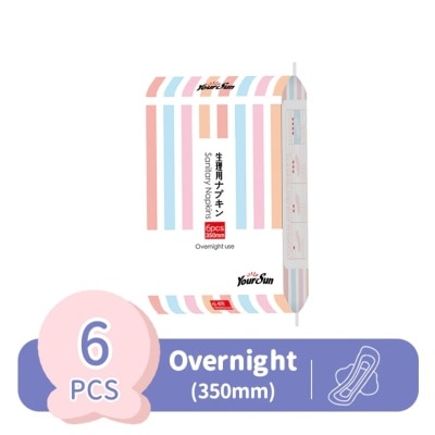 YOURSUN Sanitary Napkin Overnight Use 6pcs