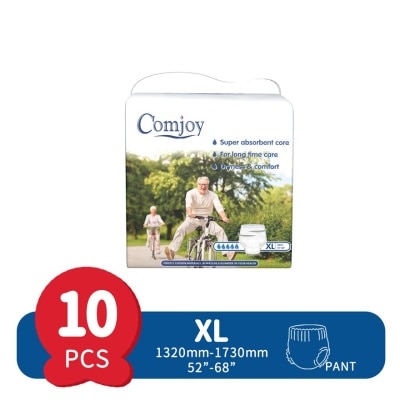 COMJOY Adult Pants Diapers XL 10pc