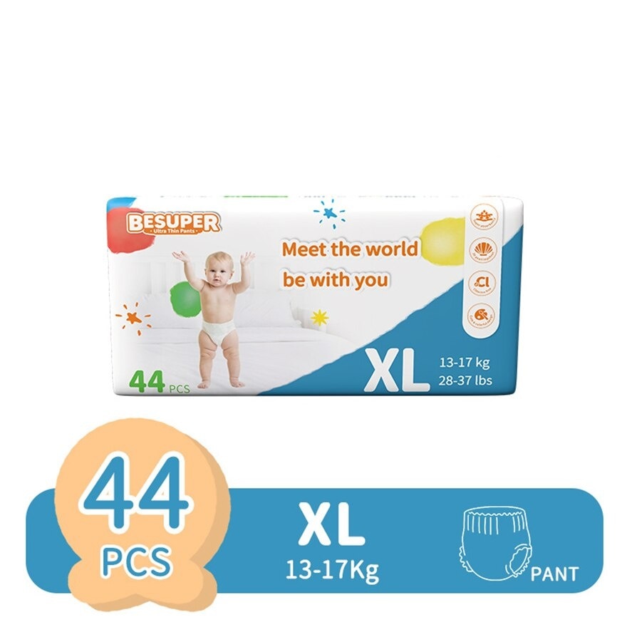 Ultra thin baby Diaper pant XL 44pcs/bag