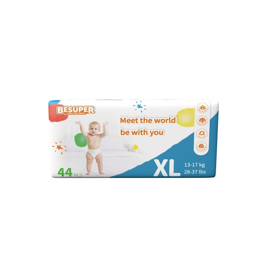 Ultra thin baby Diaper pant XL 44pcs/bag