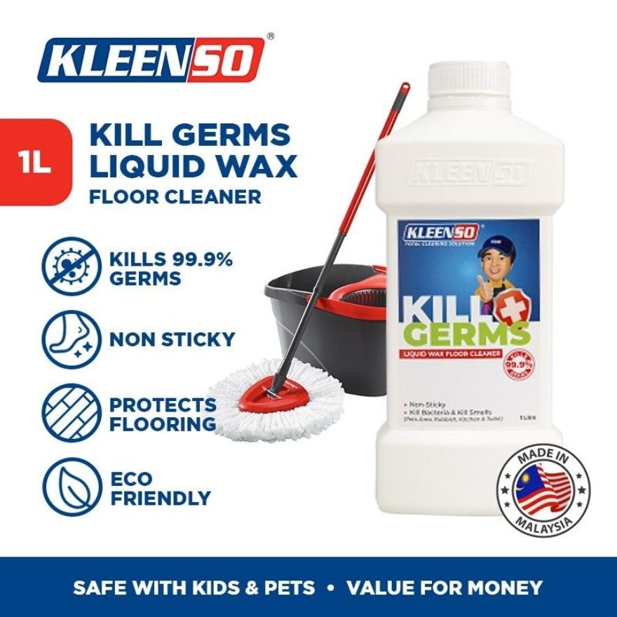 Kill Germs Liquid Wax Floor Cleaner 1L