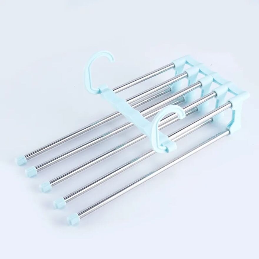 5 in 1 Multifunctional Hanger Blue