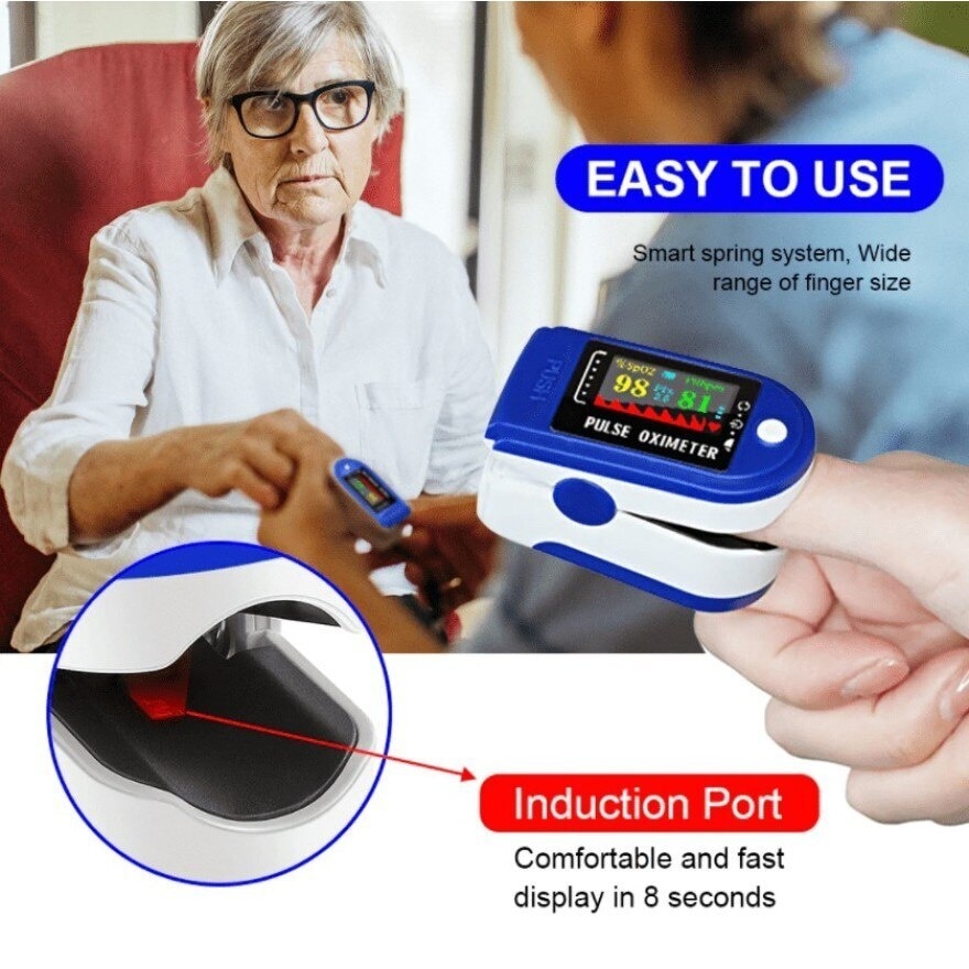 Finger Oximeter Pulse Rate Perfusion 1Pc