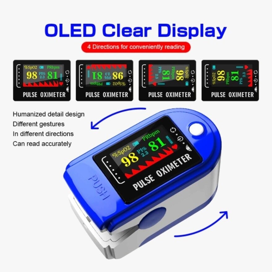 Finger Oximeter Pulse Rate Perfusion 1Pc