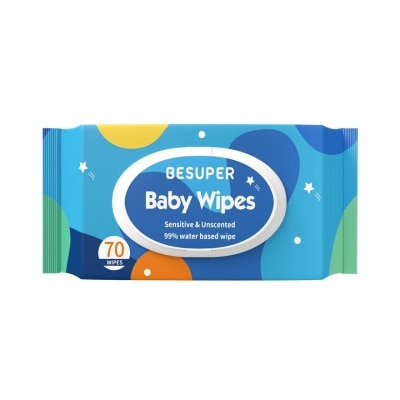 BESUPER Premium Baby Wet Wipes 70pcs