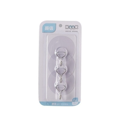 JIMART Clear Strong Wall Hooks 3pcs