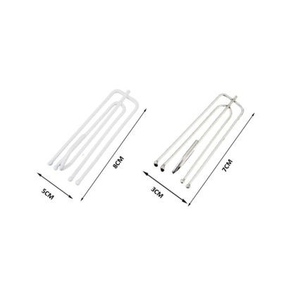 JIMART Stainless Steel Curtain Hooks 1pc