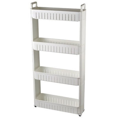 JIMART 3/4-Tiered Narrow Storage Rack 1pc