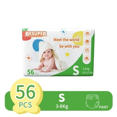 BESUPER Ultra Thin Baby Diaper Tape S 56pcs/bag