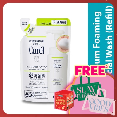 CUREL Sebum Care Foaming Wash Refill 130ml