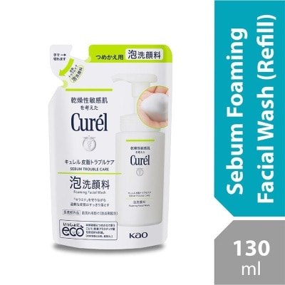 CUREL Sebum Care Foaming Wash Refill 130ml