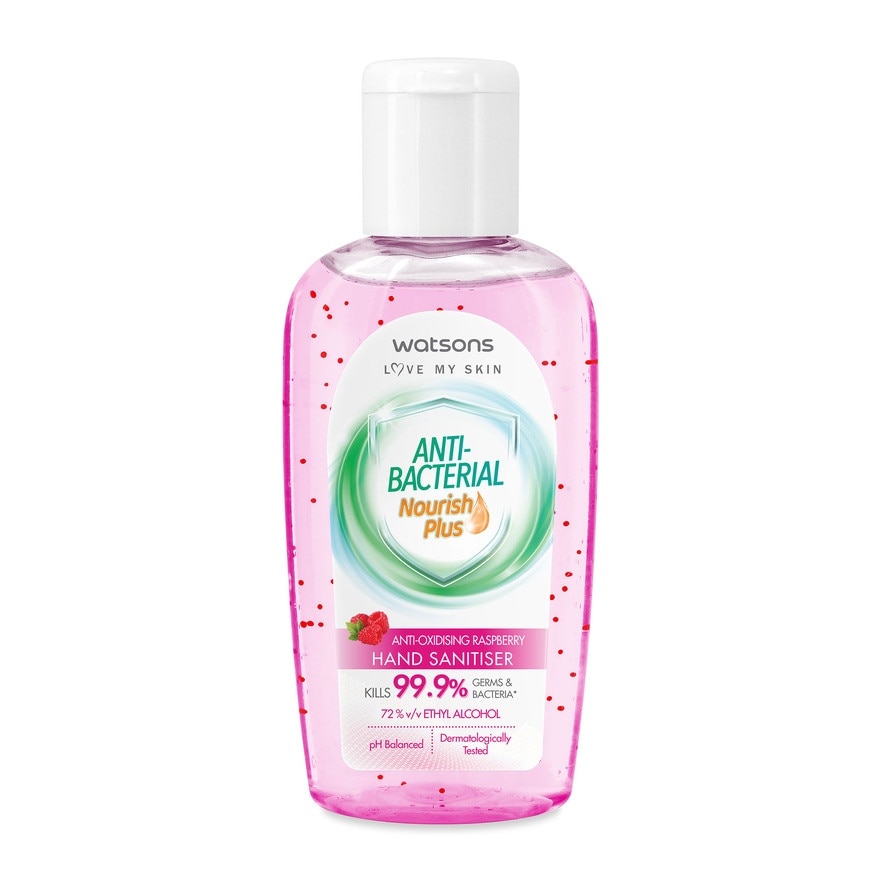 Anti-Oxidising Raspberry Antibacterial Gel Hand Sanitiser 60ml
