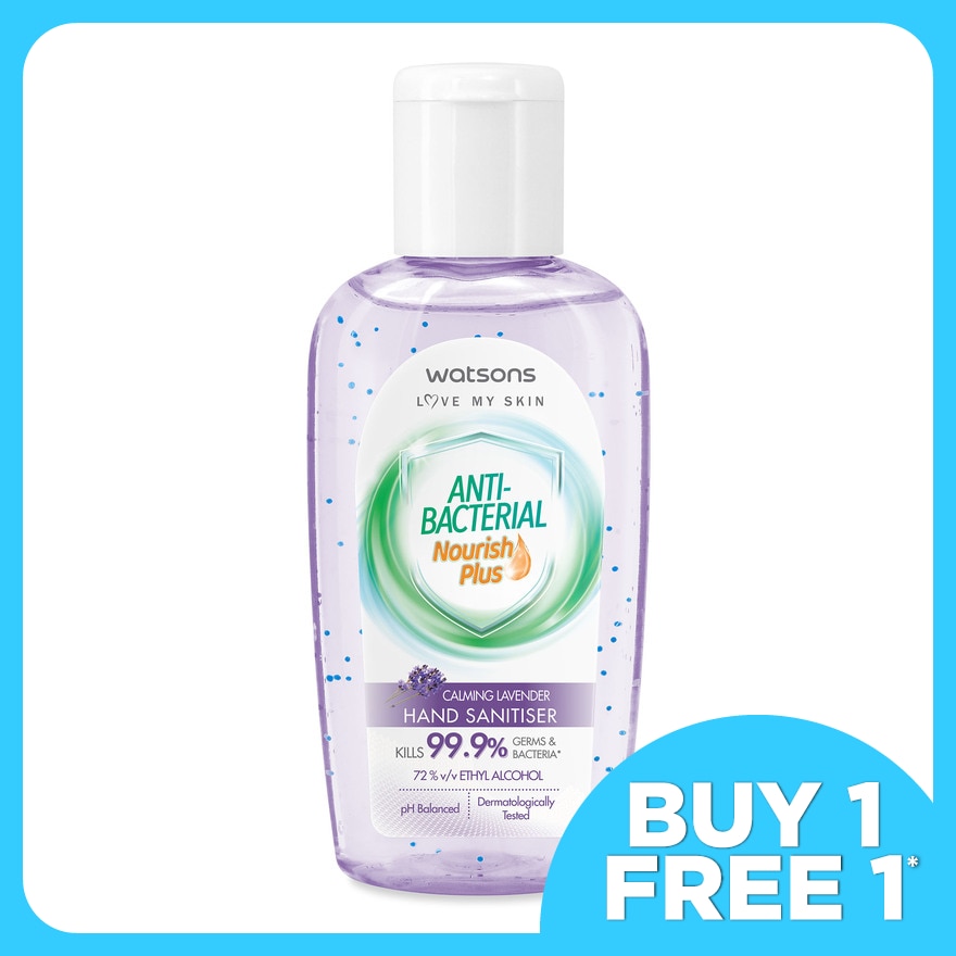 Calming Lavender Antibacterial Gel Hand Sanitiser 60ml