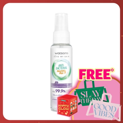 WATSONS Calming Lavender Antibacterial Hand Sanitising Spray 50ml