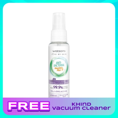 WATSONS Calming Lavender Antibacterial Hand Sanitising Spray 50ml