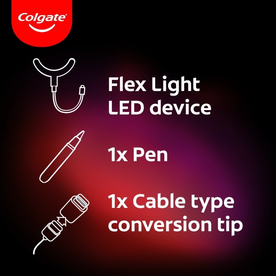 Colgate Optic White FlexLight LED Advanced Teeth Whitening System