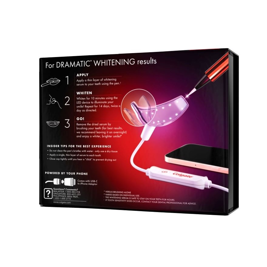 Colgate Optic White FlexLight LED Advanced Teeth Whitening System
