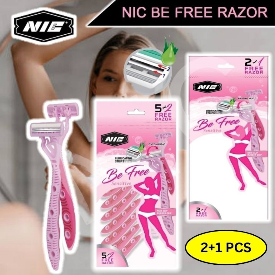 Be Free Women Shaver 2+1 Pcs