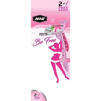 NIC Be Free Women Shaver 2+1 Pcs