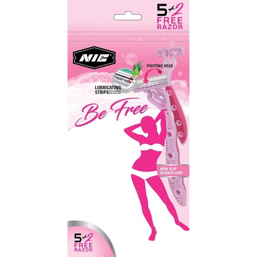 Be Free Women Shaver 5+2 Pcs