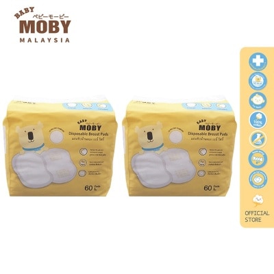 BABY MOBY 3D Disposable breast pads 60S (2 Packs)