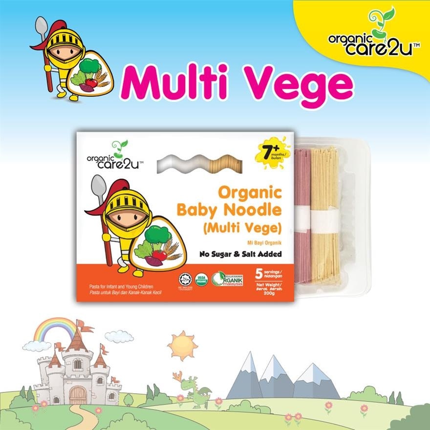 Organic Baby Noodle Multi Vege 200g