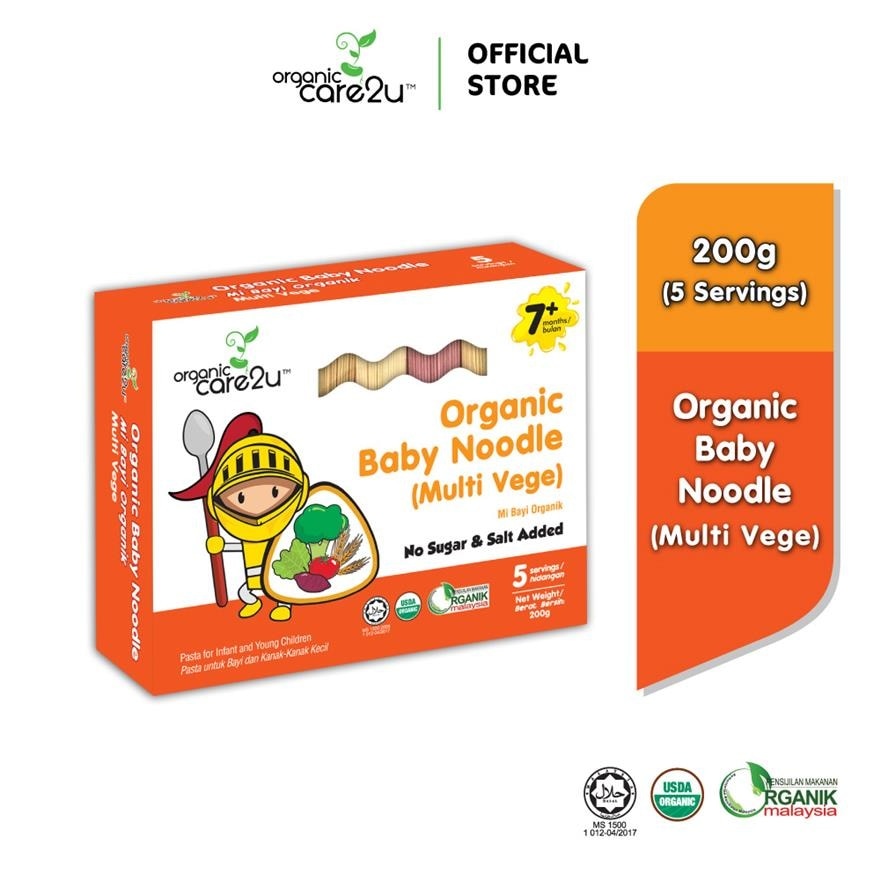 Organic Baby Noodle Multi Vege 200g