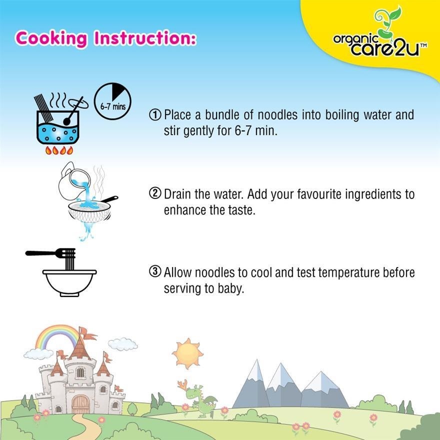 Organic Baby Noodle Multi Vege 200g