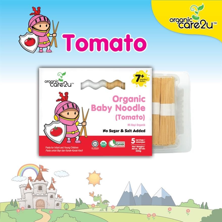 Organic Baby Noodle Tomato 200g