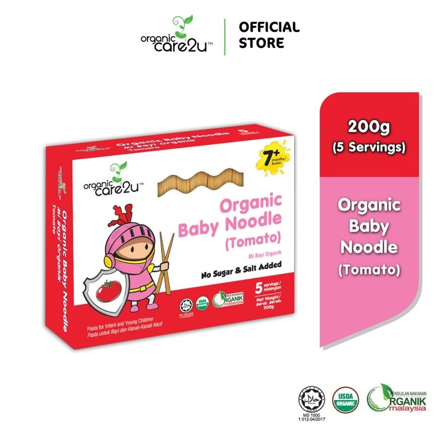 Organic Baby Noodle Tomato 200g