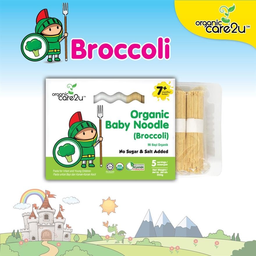 Organic Baby Noodle Broccoli 200g